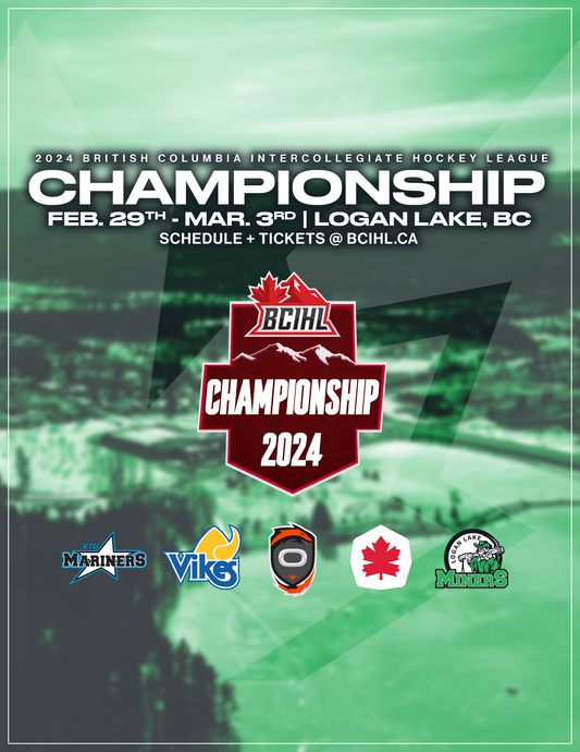 2024 BCIHL Championships | FINALS: March 3rd, 2024 @ 1:00pm | UVIC vs VIU